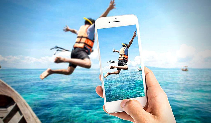 Chụp ảnh liên tục trên điện thoại giúp ghi lại hình ảnh vật thể đang chuyển động